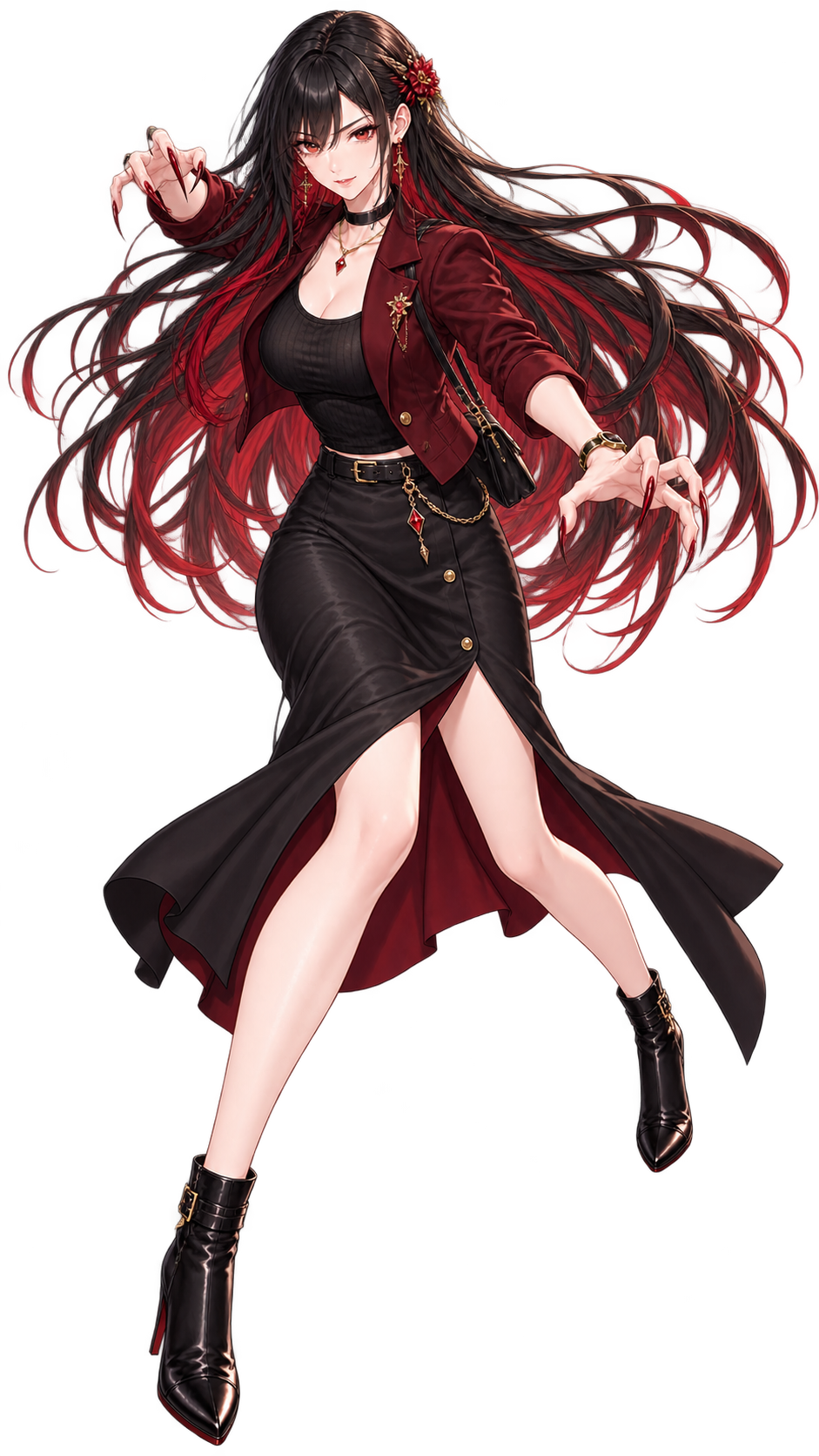 緋鴉千燈 戦闘ポーズ
